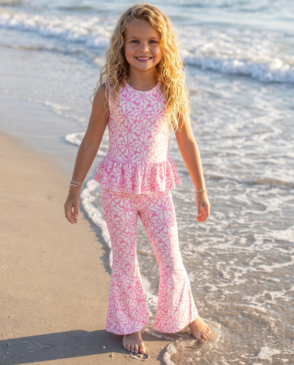 Pink Groove Pant Set