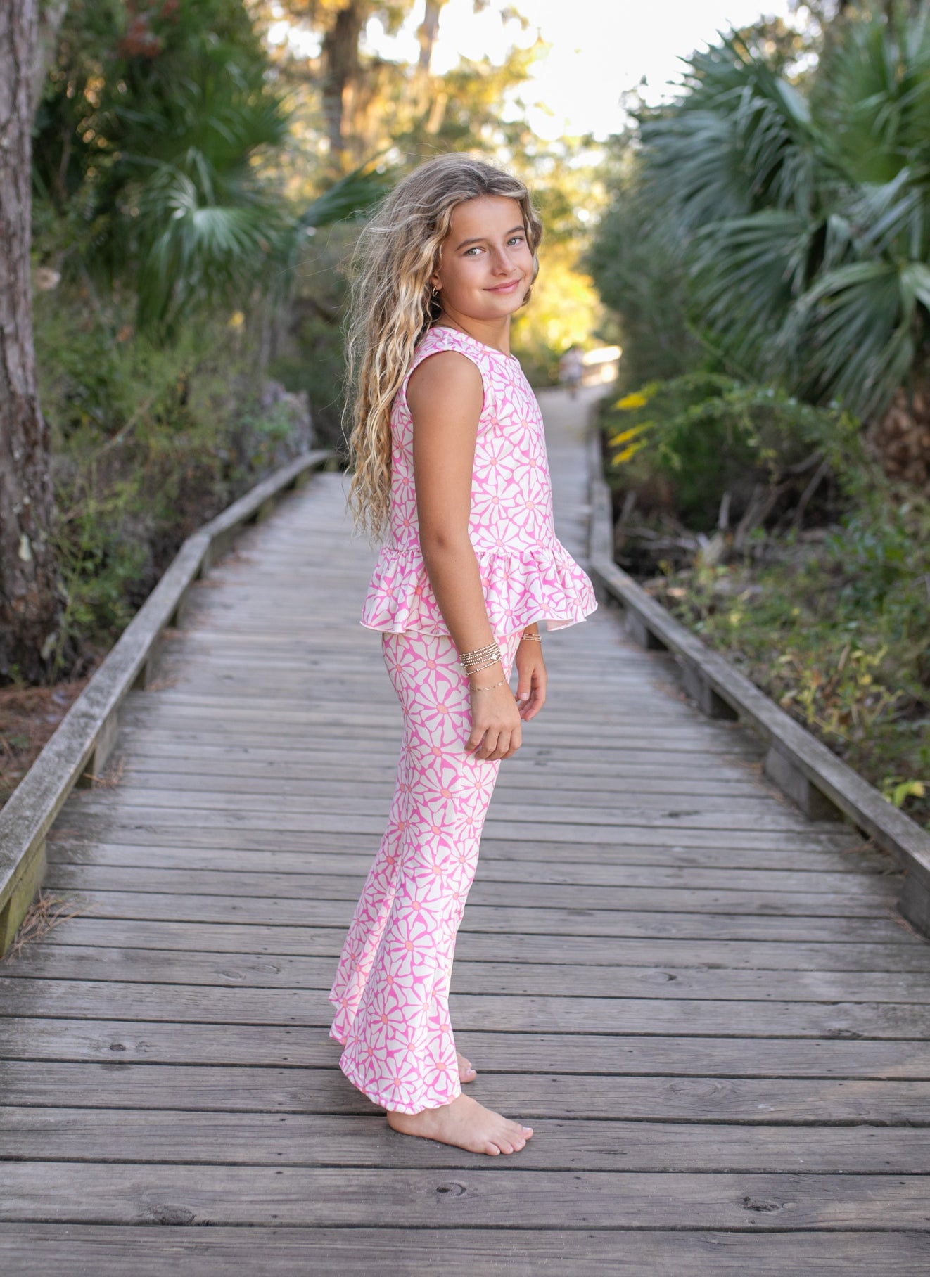 Pink Groove Pant Set