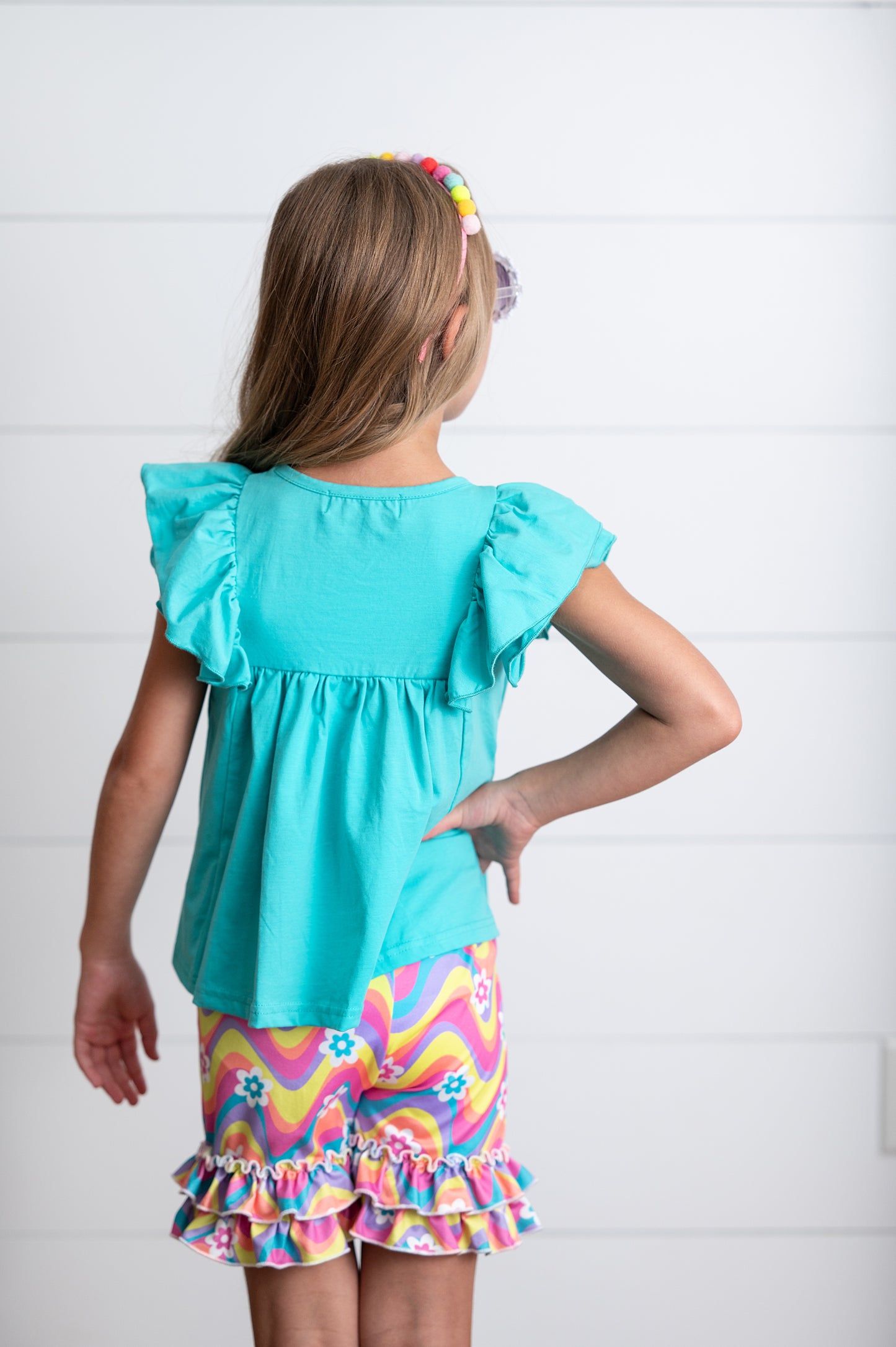 Sophia Bright Wave Short Set