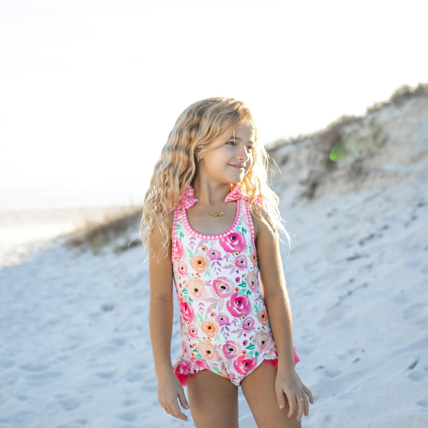 Pink Ruffles Swimsuit