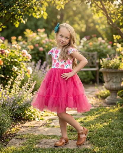 Tulle Rose Dress