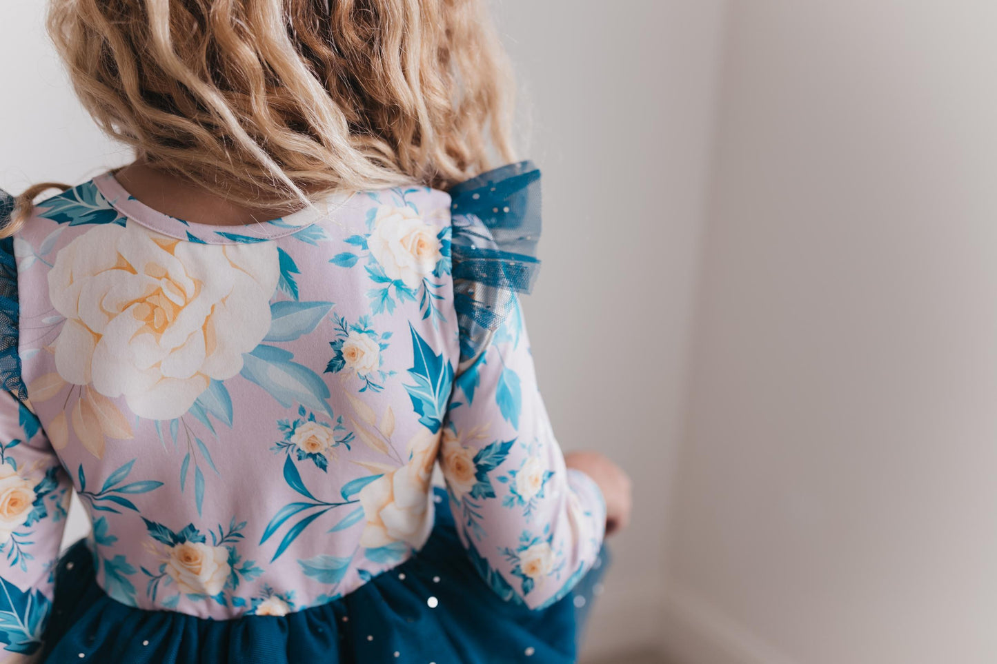 Teal Tulle Dress