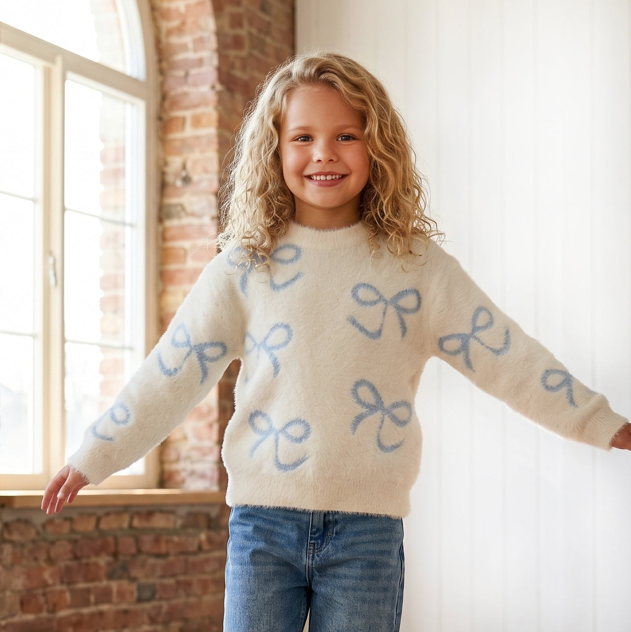 Blue Ribbon Sweater