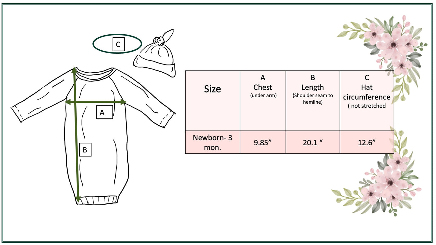 Light Camo Baby Gown
