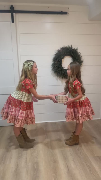 Ava Merry Tree Twirl Dress