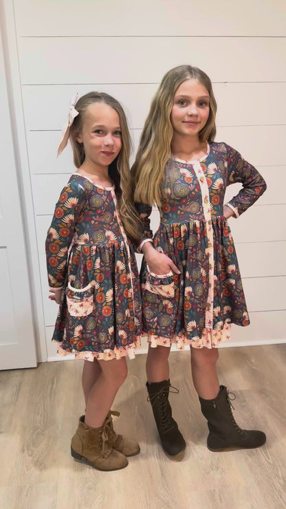 Camila Floral Bow Tie Dress