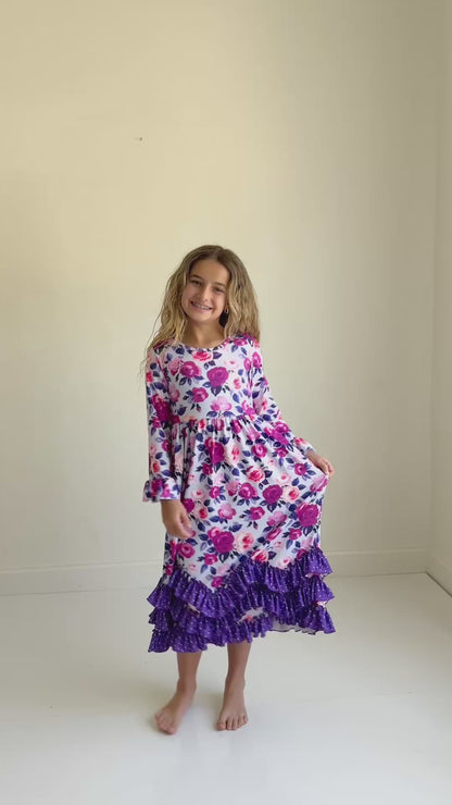 Olivia Winter Garden 3 Ruffle Dress