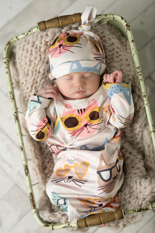 Cat Baby Gown