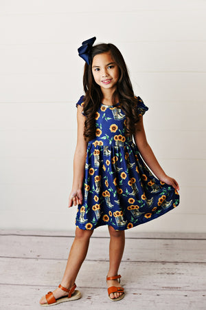 Cowboy Flutter Dress