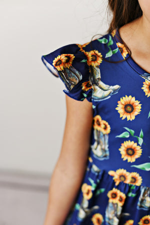 Cowboy Flutter Dress