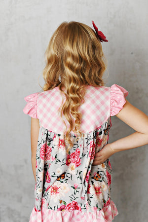 Pink Gingham Set