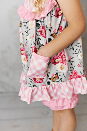 Pink Gingham Set