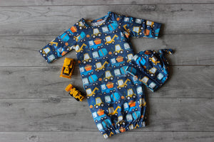 Truck Baby Gown