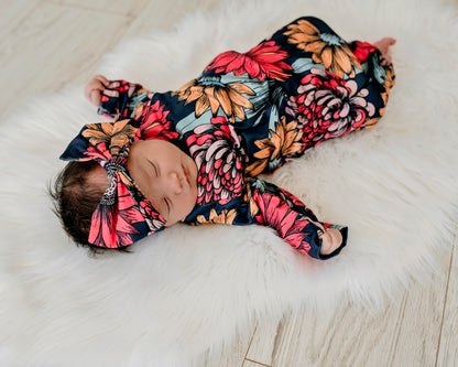 Sunflower Baby Gown