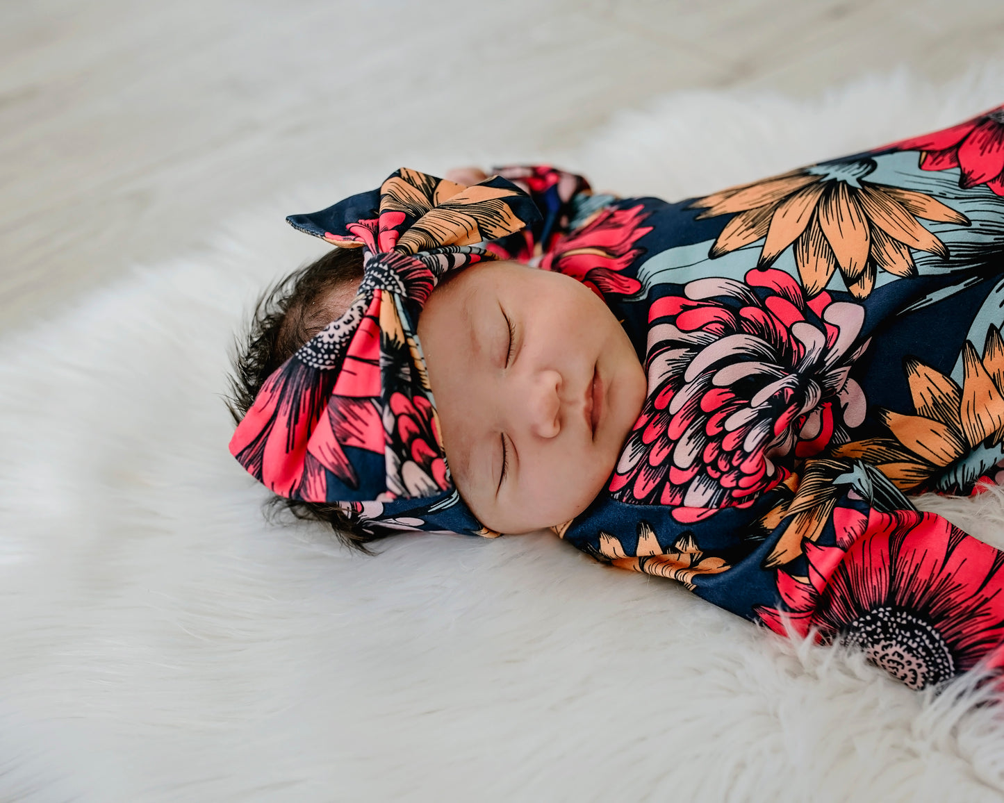 Sunflower Baby Gown